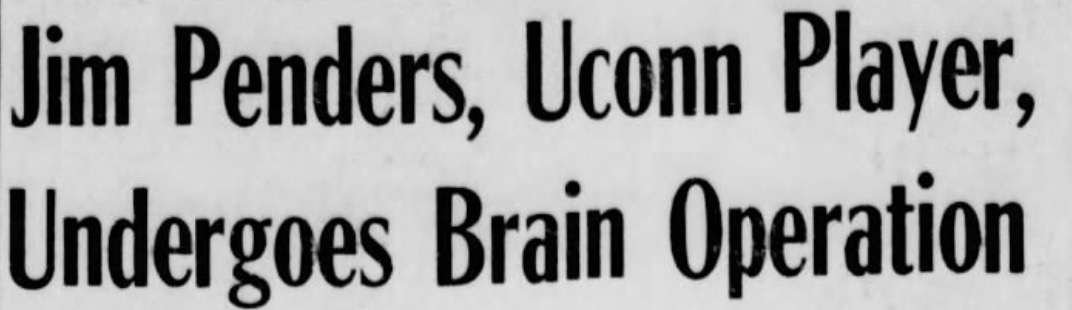Baseball Bloodlines: The Penders Family 3 1963 Jim E. Penders UConn Player Undergoes Brain Operation