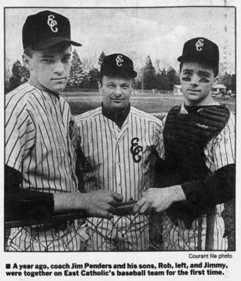 Baseball Bloodlines: The Penders Family 7 1990 Jim Penders East Catholic GHTBL