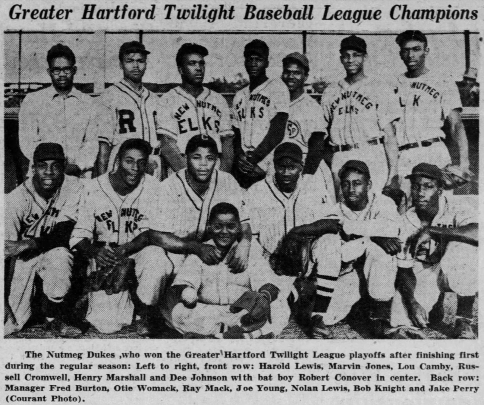 History Greater Hartford Twilight Baseball League