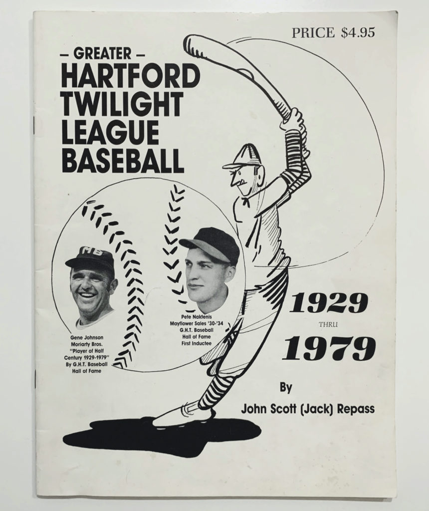 1979 Hartford Twilight League Baseball Program by Jack Repass
