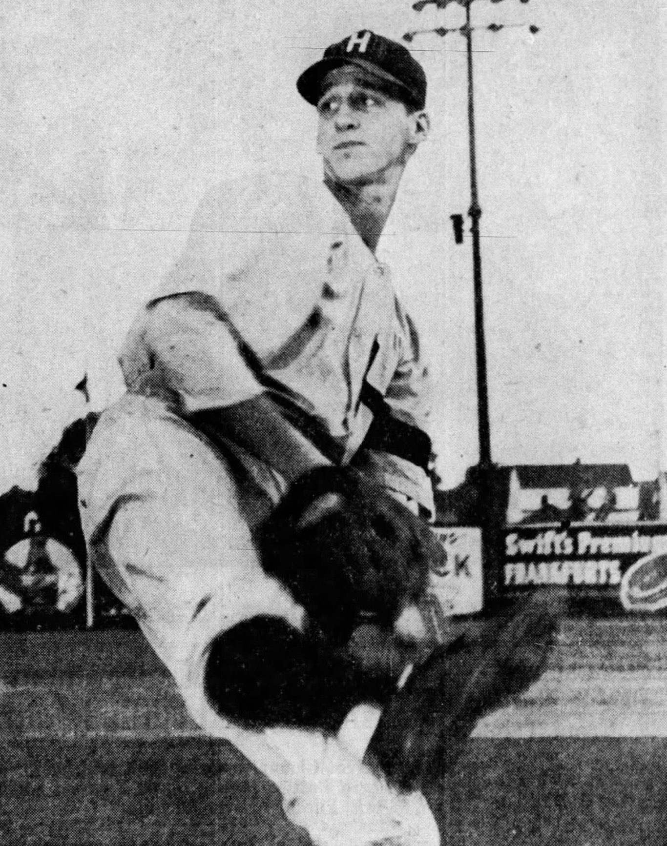 1942 Warren Spahn Hartford Bees