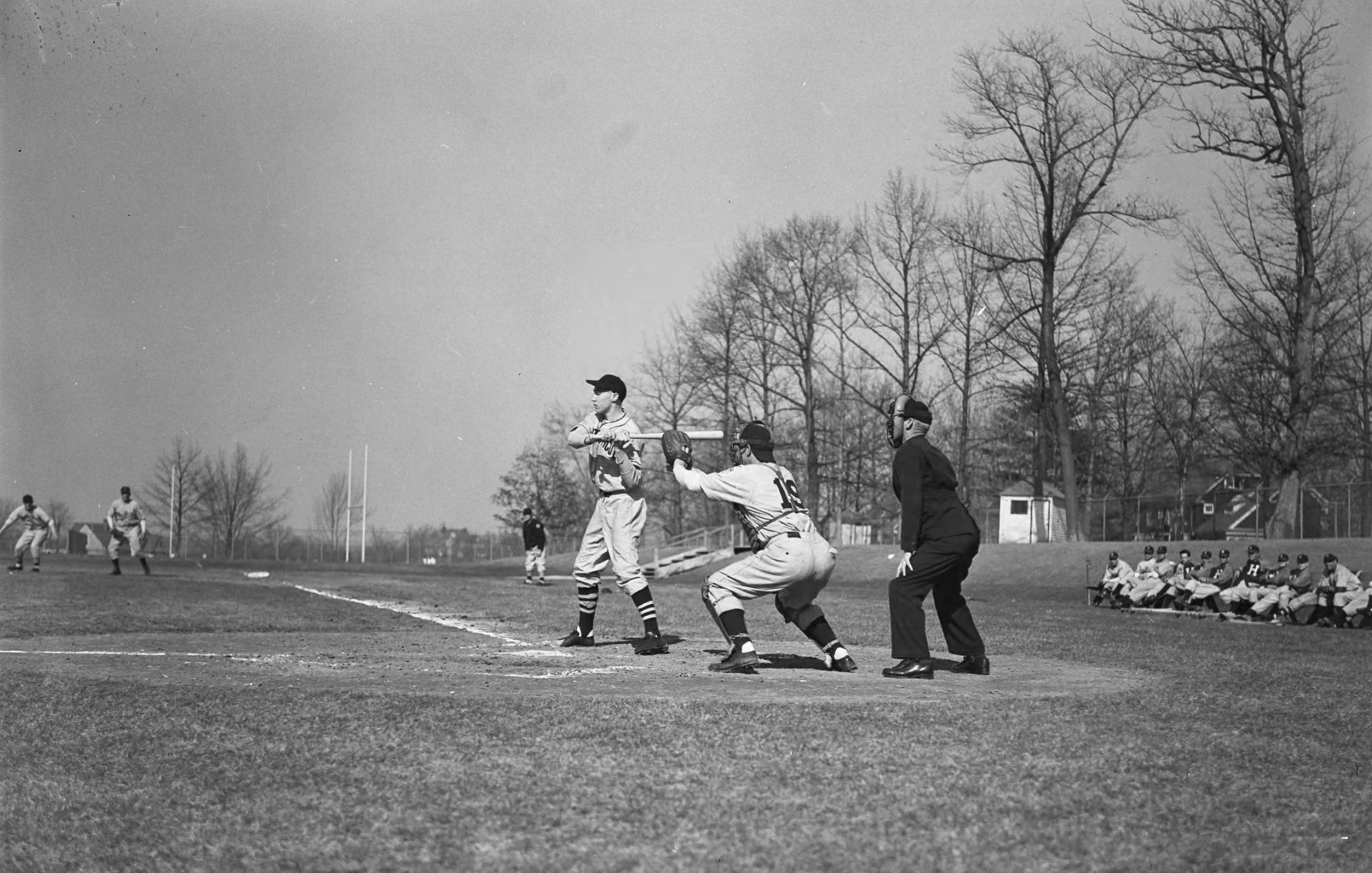 UConn vs. Hartford Bees, 1943.