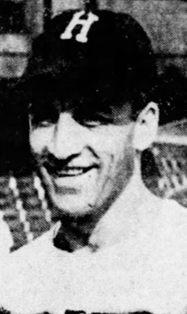 Roland Gladu, Third Baseman, Hartford Senators, 1944.