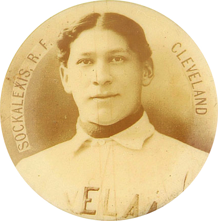 Louis Sockalexis, Outfielder, Cleveland, 1897.