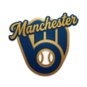 Manchester Brewers GHTBL Baseball League Logo Connecticut