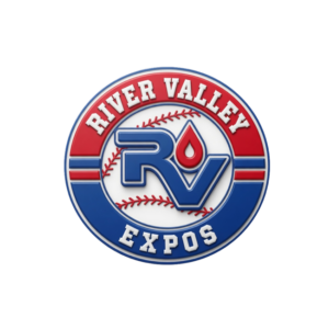 River Valley Expos Meriden Connecticut GHTBL Baseball Logo
